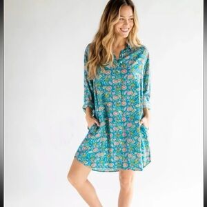 Natural Life Georgia shirt dress, sz XL